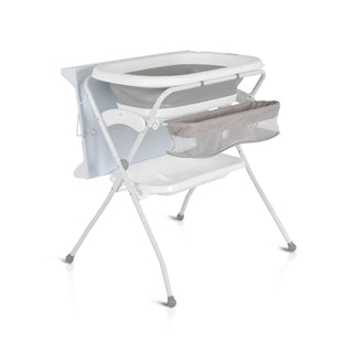 +Baby foldable bathtub with stand and changing table Como Grey - Kokolindo