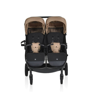 Silla de paseo gemelar TwinGo Beige - Kokolindo