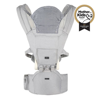 Mochila portabebés Ivy gris YD0301 - Kokolindo