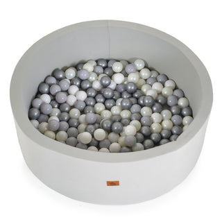 Piscina de bolas BP02 - 5 con 200 bolas gris - Kokolindo