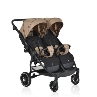 Silla de paseo gemelar TwinGo Beige - Kokolindo