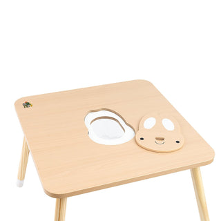 +One storage table with 2 chairs Cute Bunny - Kokolindo