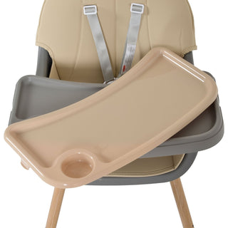 +High chair Biscotti 2 in 1 beige - Kokolindo