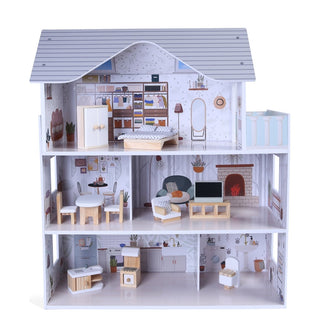 +Sarah Doll House(11 Furniture + 4pcs Soft Accessories) - 8301 - Kokolindo
