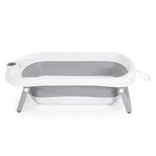 Set de baño con bañera plegable Balena gris - Kokolindo