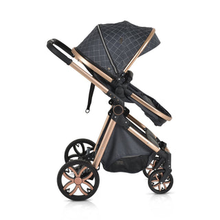 Cochecito convertible Alma Negro - Kokolindo