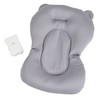 Set de baño con bañera plegable Palma gris - Kokolindo