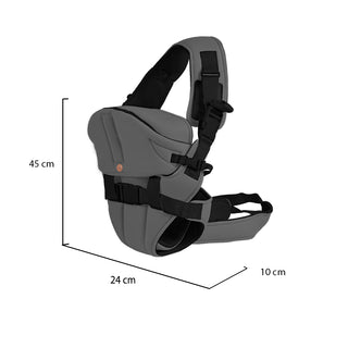 Mochila portabebés Carry go gris BB003 - Kokolindo