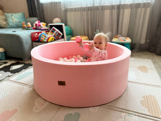 Piscina de bolas BP02 - 5 con 200 bolas rosa - Kokolindo