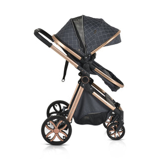 Cochecito convertible Alma Negro - Kokolindo
