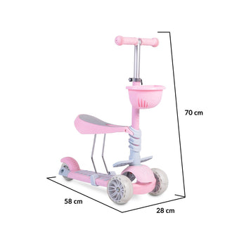 +Scooter Bubblegum pink - Kokolindo
