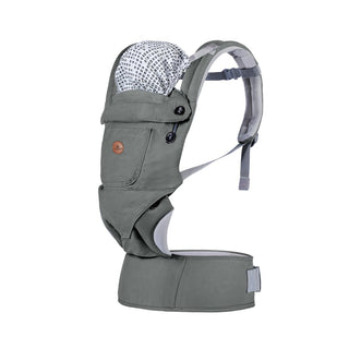 Mochila portabebés Bora gray BC2060 - Kokolindo