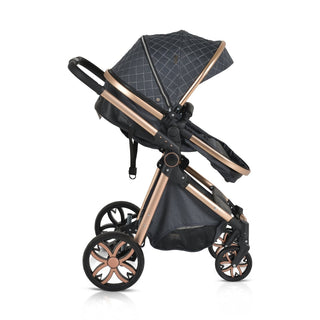 Cochecito convertible Alma Negro - Kokolindo