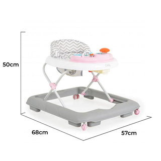 +Baby walker Cody pastel pink - Kokolindo